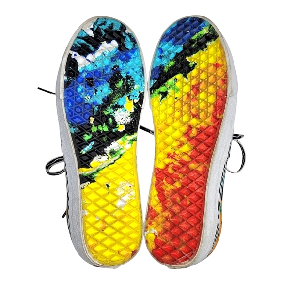 Vans Crayola Shoes Sneakers Womens 10 Mens 8.5 Unisex Van Doren Limited Edition - Picture 9 of 10